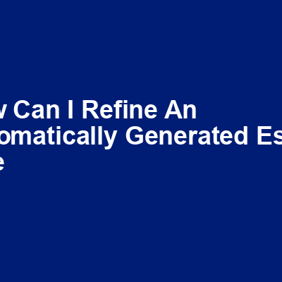 How can I refine an automatically generated essay title img